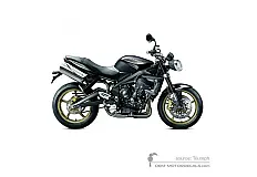 Aufkleber für Triumph STREET TRIPLE 675 R 2012 - Schwarz • Triumph OEM-Aufkleber