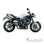 Triumph STREET TRIPLE 675 R 2012 - Blanco