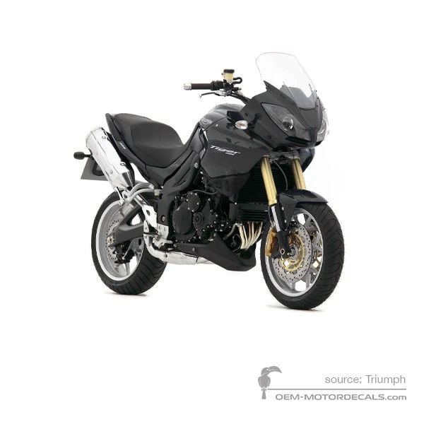 Aufkleber für Triumph TIGER 1050 2007 - Schwarz • Triumph OEM-Aufkleber