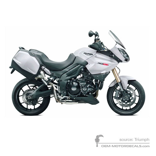 Aufkleber für Triumph TIGER 1050SE 2012 - Weiss • Triumph OEM-Aufkleber