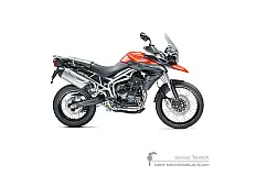 Autocollants pour Triumph TIGER 800XC 2011 - Orangé • Triumph Autocollants OEM