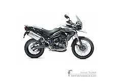 Autocollants pour Triumph TIGER 800XC 2011 - Blanc • Triumph Autocollants OEM