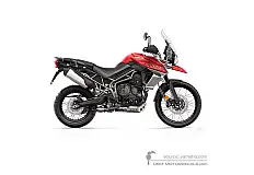 Naklejki do Triumph TIGER 800XCa 2018 - Czerwony • Triumph Naklejki OEM