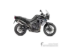 Autocollants pour TRIUMPH TIGER 800XR 2015 - Noir • Triumph Autocollants OEM