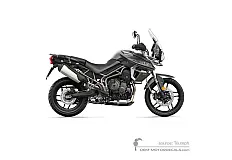 Autocollants pour Triumph TIGER 800XRt 2019 - Argent • Triumph Autocollants OEM