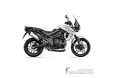 Autocollants pour Triumph TIGER 800XRx 2019 - Blanc • Triumph Autocollants OEM