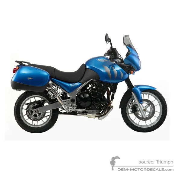 Aufkleber für Triumph TIGER 955i 2005 - Blau • Triumph OEM-Aufkleber