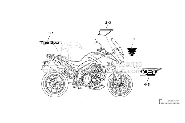 Triumph TIGER SPORT 1050 2018 - Argento