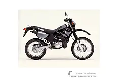 Stickers voor Yamaha DT125R 2002 - Zwart • Yamaha OEM Stickers