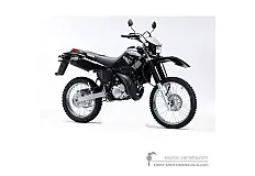 Aufkleber für Yamaha DT125R 2004 - Schwarz • Yamaha OEM-Aufkleber