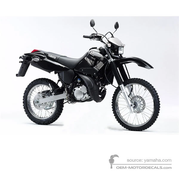 Pegatinas para Yamaha DT125R 2004 - Negro • Yamaha Pegatinas OEM