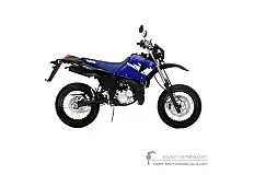 Stickers voor Yamaha DT125X 2005 - Blauw • Yamaha OEM Stickers