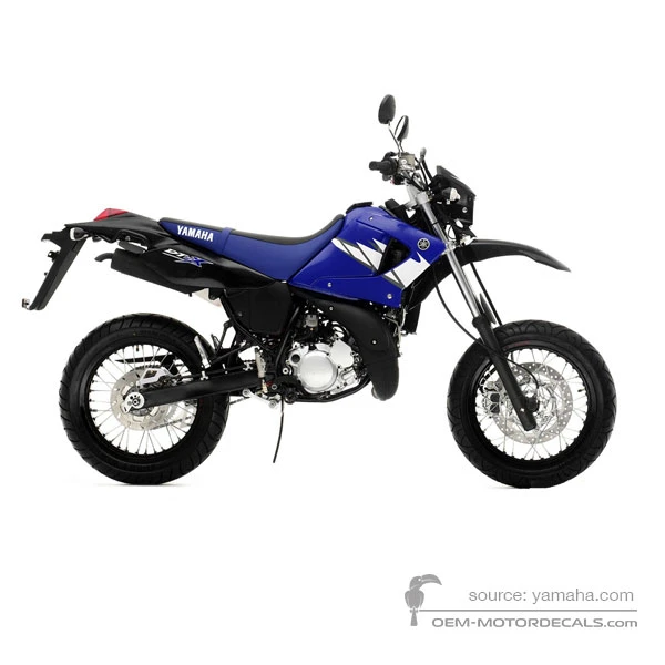 Autocollants pour Yamaha DT125X 2005 - Bleu • Yamaha Autocollants OEM