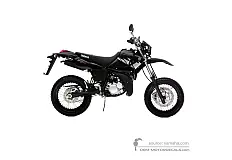 Aufkleber für Yamaha DT125X 2005 - Schwarz • Yamaha OEM-Aufkleber