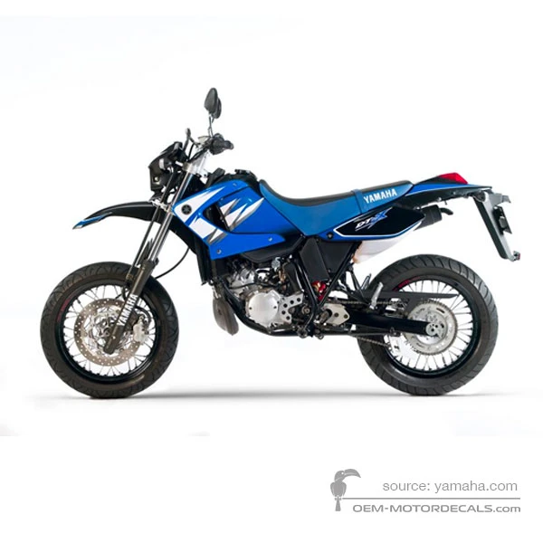Pegatinas para Yamaha DT125X 2006 - Azul • Yamaha Pegatinas OEM