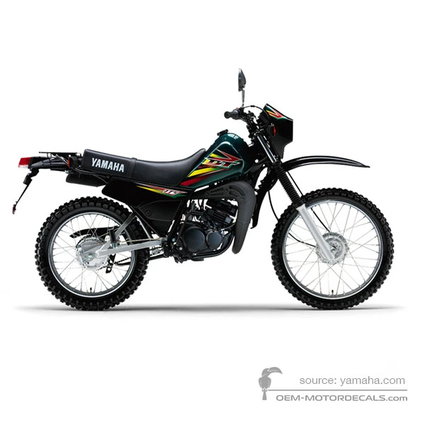 Decals for Yamaha DT125 2024 - Green • Yamaha OEM Decals