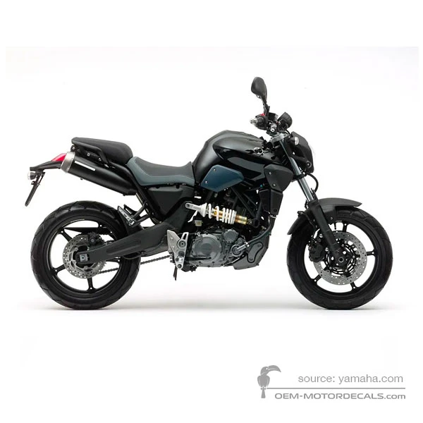 Aufkleber für Yamaha MT03 2009 - Schwarz • Yamaha OEM-Aufkleber