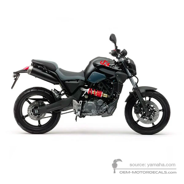 Aufkleber für Yamaha MT03 2012 - Schwarz • Yamaha OEM-Aufkleber
