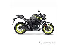 Aufkleber für Yamaha MT03 2018 - Grau • Yamaha OEM-Aufkleber