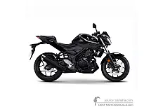Stickers voor Yamaha MT03 2019 - Zwart • Yamaha OEM Stickers