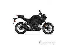 Decals for Yamaha MT03 2022 - Black • Yamaha OEM Decals