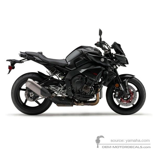 Stickers voor Yamaha MT10 2016 - Zwart • Yamaha OEM Stickers