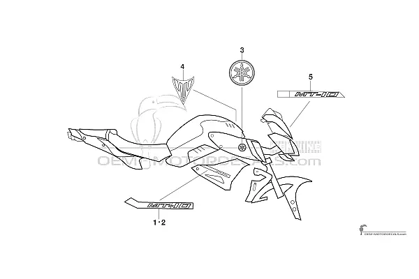 Yamaha MT10 2016 - Niebieski