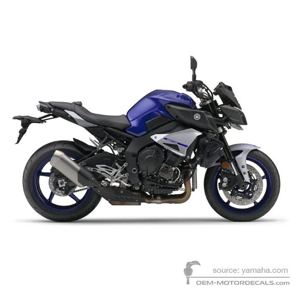 Autocollants pour Yamaha MT10 2020 - Bleu • Yamaha Autocollants OEM