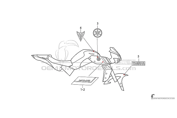 Yamaha MT10 2024 - Ciemnoszary