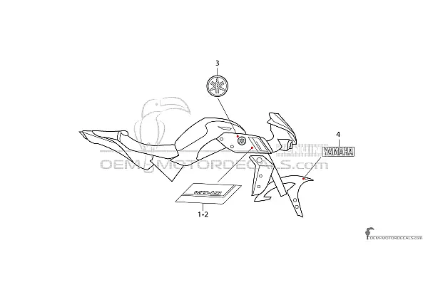 Yamaha MT10 2024 - Ciemnoszary