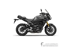 Aufkleber für Yamaha TRACER 900 2015 - Grau • Yamaha OEM-Aufkleber