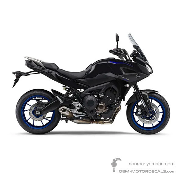 Aufkleber für Yamaha TRACER 900 2018 - Schwarz • Yamaha OEM-Aufkleber