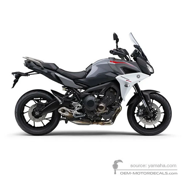 Decals for Yamaha TRACER 900 2018 - Gray • Yamaha OEM Decals