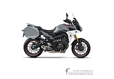 Stickers voor Yamaha TRACER 900 GT 2018 - Grijs • Yamaha OEM Stickers