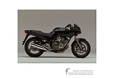 Stickers voor Yamaha XJ600S DIVERSION 1992 - Blauw • Yamaha OEM Stickers
