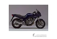 Aufkleber für Yamaha XJ600S DIVERSION 1993 - Blau • Yamaha OEM-Aufkleber