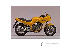 Aufkleber für Yamaha XJ600S DIVERSION 1994 - Gelb • Yamaha OEM-Aufkleber
