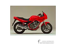 Autocollants pour Yamaha XJ600S DIVERSION 1996 - Rouge • Yamaha Autocollants OEM