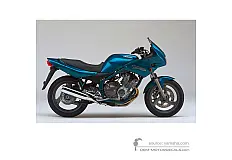 Stickers voor Yamaha XJ600S DIVERSION 1997 - Azuurblauw • Yamaha OEM Stickers