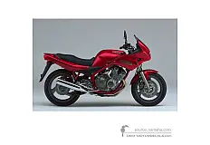 Stickers voor Yamaha XJ600S DIVERSION 1998 - Rood • Yamaha OEM Stickers