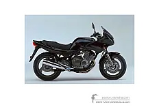 Stickers voor Yamaha XJ600S DIVERSION 2001 - Zwart • Yamaha OEM Stickers
