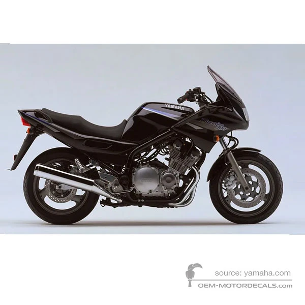 Adesivi per Yamaha XJ900S DIVERSION 1996 - Nero • Yamaha Adesivi OEM