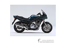 Aufkleber für Yamaha XJ900S DIVERSION 1997 - Grün • Yamaha OEM-Aufkleber
