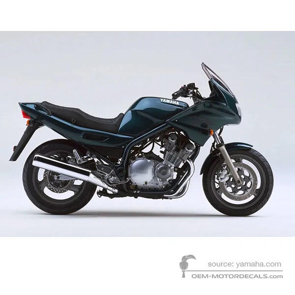 Adesivi per Yamaha XJ900S DIVERSION 1997 - Verde • Yamaha Adesivi OEM
