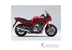 Aufkleber für Yamaha XJ900S DIVERSION 1998 - Rot • Yamaha OEM-Aufkleber