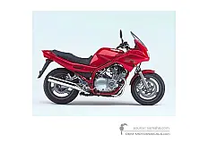 Autocollants pour Yamaha XJ900S DIVERSION 2000 - Rouge • Yamaha Autocollants OEM