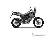 Stickers voor Yamaha XT660Z Tenere 2008 - Zwart • Yamaha OEM Stickers
