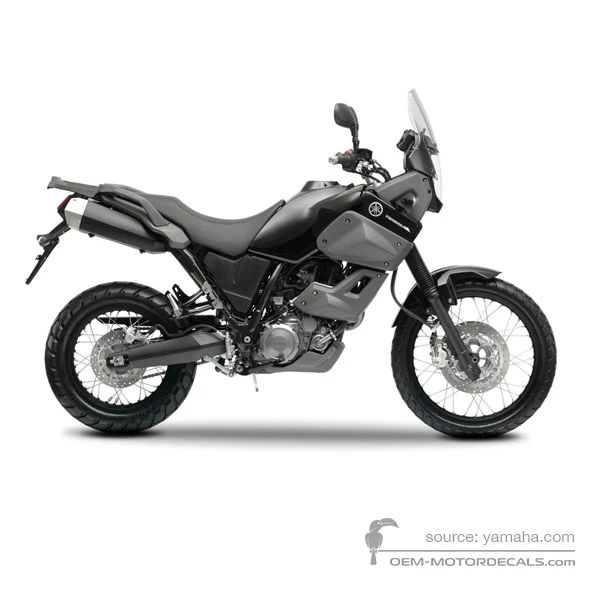 Autocollants pour Yamaha XT660Z Tenere 2008 - Noir • Yamaha Autocollants OEM