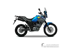 Decals for Yamaha XT660Z Tenere 2009 - Blue • Yamaha OEM Decals