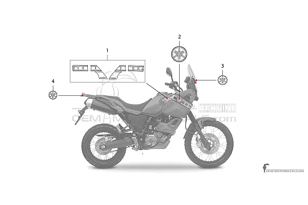 Yamaha XT660Z Tenere 2009 - Blauw